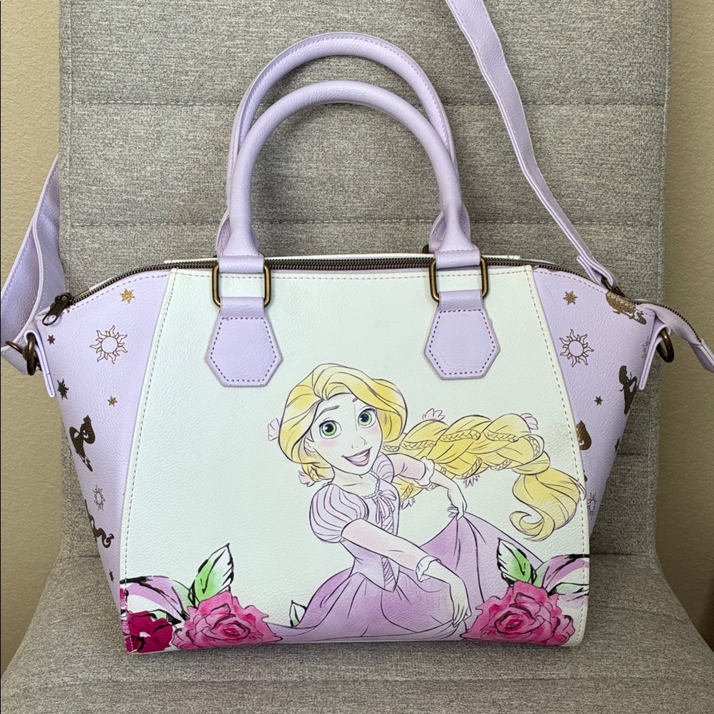 Loungefly Disney Tangled Rapunzel satchel purse